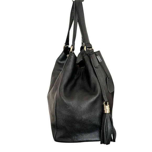 GUCCI Soho Large Black Pebbled Leather Tote Bag Shoulder Bag Women’s - Picture 6 of 17